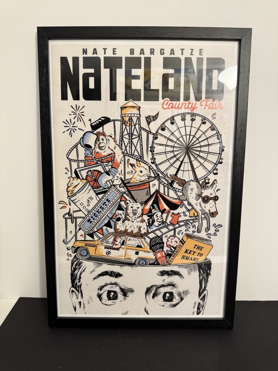 Nate Bargatze 2026 live concert poster